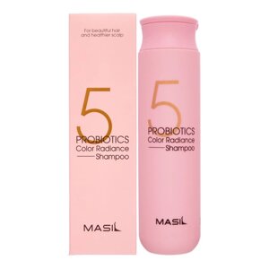 Шампунь для окрашенных волос 5 probiotics color radiance shampoo с защитой цвета, 300 мл