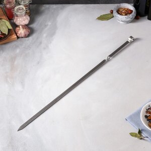 Шампур армянский, 57 см х 2 мм, металлическая ручка, рабочая часть 45 см
