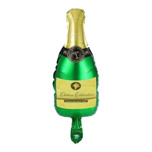 Шар фольгированный 9"Бутылка шампанского»