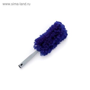 Щётка для пыли ручная акрил, цвет синий