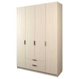 Шкаф 4-х дверный «Экон», 16005202300 мм, 2 ящика, цвет дуб сонома