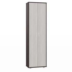 Шкаф для одежды «Афина», 600 343 2078 мм, 2 двери, дуб венге / ясень анкор светлый