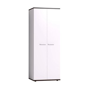 Шкаф для одежды «Норвуд 12», 798 590 2125 мм, цвет белый / орех шоколадный
