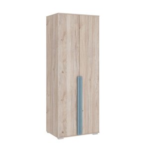 Шкаф двухдверный «Лайк 03.01», 800 550 2100 мм, цвет дуб мария / индиго