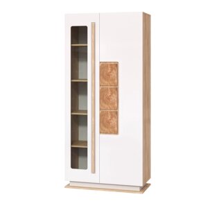 Шкаф комбинированный «Дора» 30.02-02, 9004341964 мм, цвет дуб сонома / белый глянец