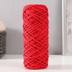 Шнур для вязания 35% хлопок,65% полипропилен 3 мм 85м/16010 гр (красный)