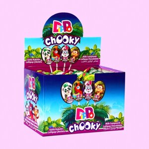 Шоколад молочный "DIPPO CHOOKY", на палочке, 22 г