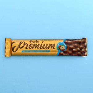 Шоколад молочный "Premium", с цельным фундуком, 75 г