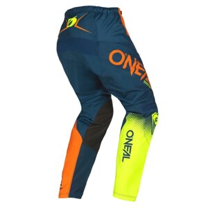 Штаны для мотокросса O'NEAL Element Racewear V. 22, мужские, размер 54, синие, оранжевые