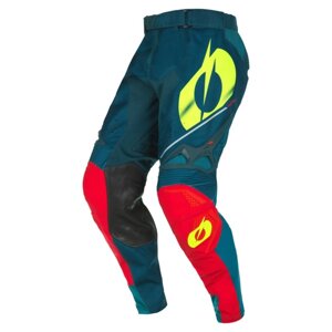 Штаны для мотокросса O'NEAL Hardwear Haze V. 22, мужские, размер 48, синие, красные