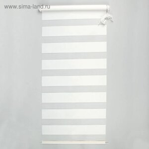 Штора-ролет «День и Ночь», размер 80х160 см, цвет белый