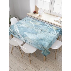 Скатерть на стол «Мрамор керамин», прямоугольная, сатен, размер 120х145 см
