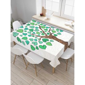 Скатерть на стол «Оригинальное дерево», прямоугольная, сатен, размер 120х145 см