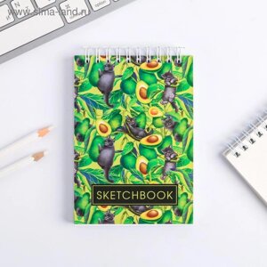Скетчбук Sketchbook avocado А6, 80 л, 100 г/м