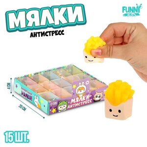 Сквиш антистресс игрушка «Картошка фри»