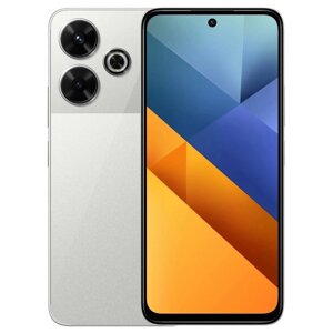 Смартфон XIAOMI Poco M6, 6,79", 8Гб, 256Гб, 108 Мп, 13 Мп, 2SIM, 5030мАч, серебряный