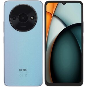 Смартфон Xiaomi Redmi A3, 6.78", IPS, 3 Гб, 64 Гб, 8 Мп, 5Мп, 5000мАч, синий