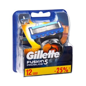 Сменные кассеты Gillette Fusion 5 Proglide, 12 шт.