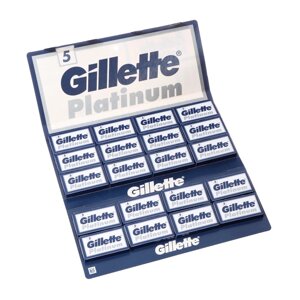 Сменные лезвия Gillette Rubie Platinum для безопасных бритв 5шт