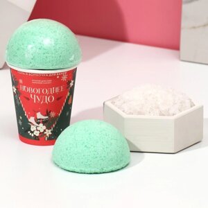 Соль и бомбочка для ванны «Новогоднее чудо», подарочный набор косметики, ЧИСТОЕ СЧАТЬЕ