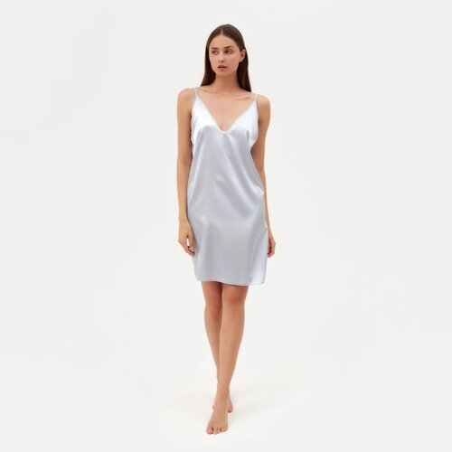 Сорочка женская MINAKU: Light touch цвет серебро, размер 44