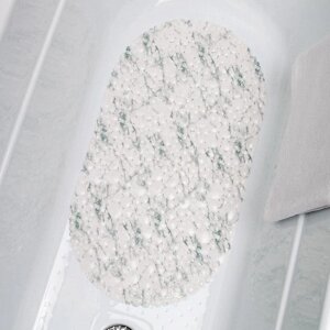 SPA-коврик для ванны на присосках Доляна «Сияние», 3465 см, цвет серо-жемчужный