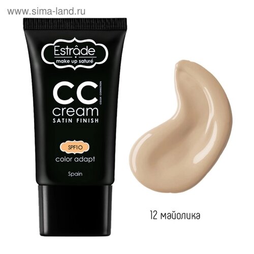 СС-крем тональный Estrâde Cream Satin Finish, тон 12