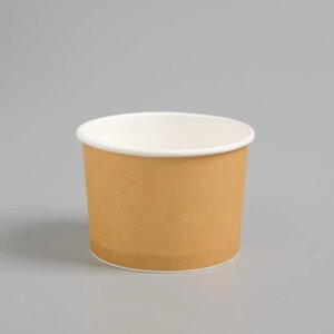 Стакан-креманка "Крафт" под мороженое и десерты, 250 мл, верхний диаметр 93 мм