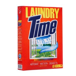 Стиральный порошок "LAUNDRY TIME" универсал, автомат для цветного белья 450 гр