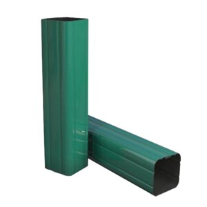 Столб 2,3м RAL 6005 (зеленый) 60х40х1,2мм без отв. под бетон цинк полимер. с заглушкой ПЗ, шт 1025
