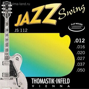 Струны для акустической гитары Thomastik JS112 Jazz Swing, Medium Light, сталь/никель,12-50 230450