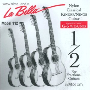 Струны для классической гитары La Bella FG112, мензура 1/2