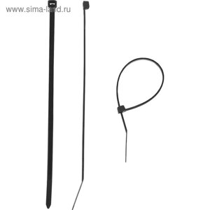 Стяжки кабельные "ЗУБР" черные КС-Ч1, 2.5 x 150 мм, нейлон, 100 шт.