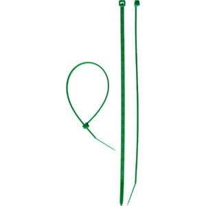 Стяжки кабельные "ЗУБР" зеленые КС-З1, 2.5 x 150 мм, нейлон, 100 шт.