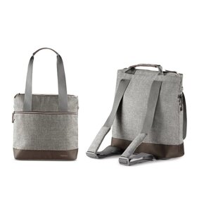 Сумка-рюкзак для коляски Inglesina Back bag Aptica, размер 38x37x15 см, цвет m. grey melange