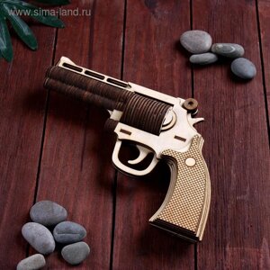 Сувенир деревянный пистолет "Револьвер"
