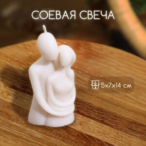 Свеча "Двое" 5х7х14 см, соевый воск