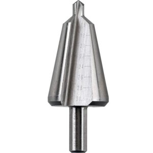 Сверло конусное по металлу KWB, d=16-30х74 мм, хвостовик d=10 мм, быстрорежущая сталь HSS