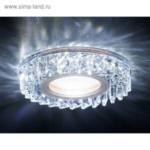 Светильник Ambrella light встраиваемый светодиодный, G5.3, 3Вт, цвет хром, d=55 мм