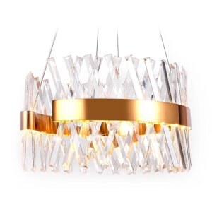 Светильник хрустальный подвесной светодиодный Ambrella light, Traditional, TR5309, LED, 100 Вт, 7500Lum, 3000-6400К, цвет золото