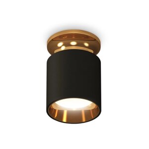 Светильник накладной Ambrella light, XS6302161, MR16 GU5.3 LED 10 Вт, цвет чёрный песок, золото жёлтое