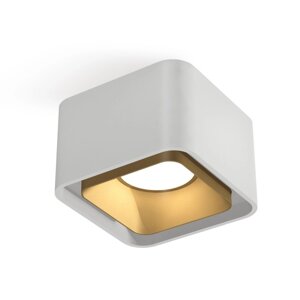Светильник накладной Ambrella light, XS7832004, MR16 GU5.3, GU10 LED 10 Вт, цвет белый песок, золото песок