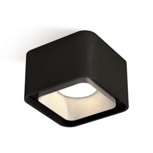 Светильник накладной Ambrella light, XS7833003, MR16 GU5.3, GU10 LED 10 Вт, цвет чёрный песок, серебро песок