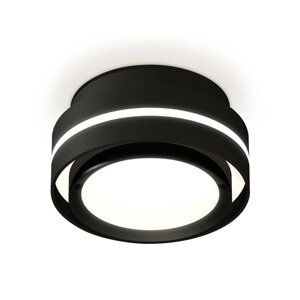 Светильник накладной Ambrella light, XS8414001, GX53 LED 12 Вт, цвет чёрный песок, чёрный