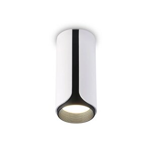 Светильник накладной со сменной лампой Ambrella light, Techno family, TN51588, GU10, цвет белый, чёрный