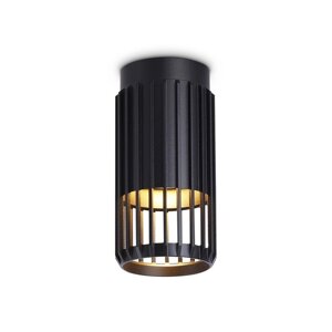 Светильник накладной со сменной лампой Ambrella light, Techno family, TN51674, GU10, цвет чёрный