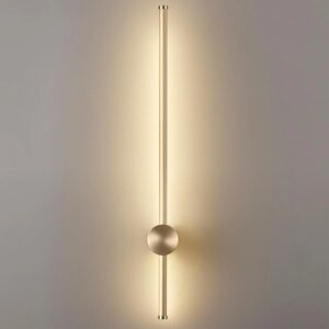 Светильник настенный Lumion. Bram, 8Вт, Led, 125х650х155 мм, цвет золотой