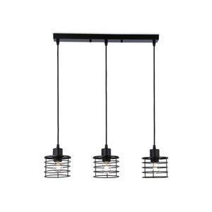 Светильник подвесной в стиле лофт Ambrella light, Traditional, TR8075, 3хE27, цвет чёрный