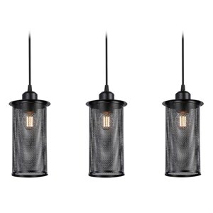 Светильник подвесной в стиле лофт Ambrella light, Traditional, TR8164, 3хE27, цвет чёрный
