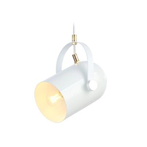 Светильник подвесной в стиле лофт Ambrella light, Traditional, TR8205, E27, цвет белый